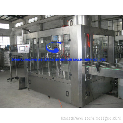 Monobloc 3 in 1 PET bottled fruit juice producing system